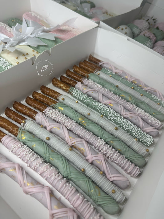 Chocolate Covered Pretzel Rods
