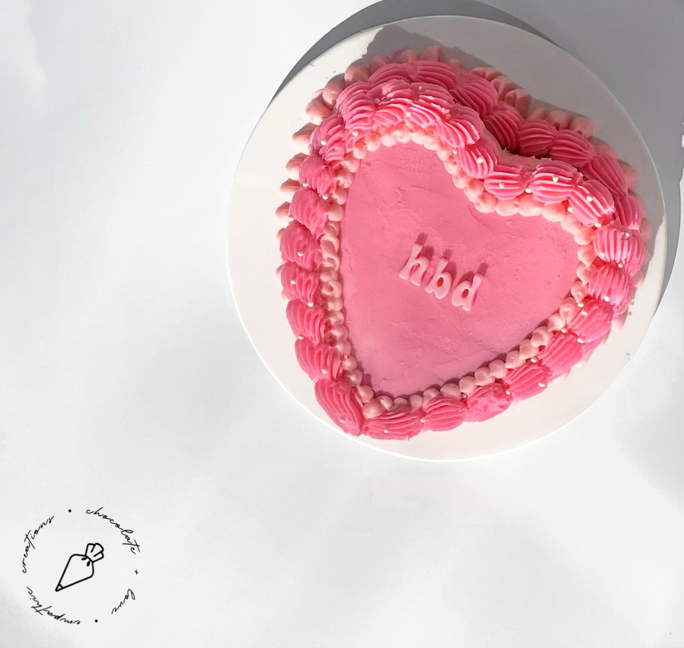 Vintage Heart Cake