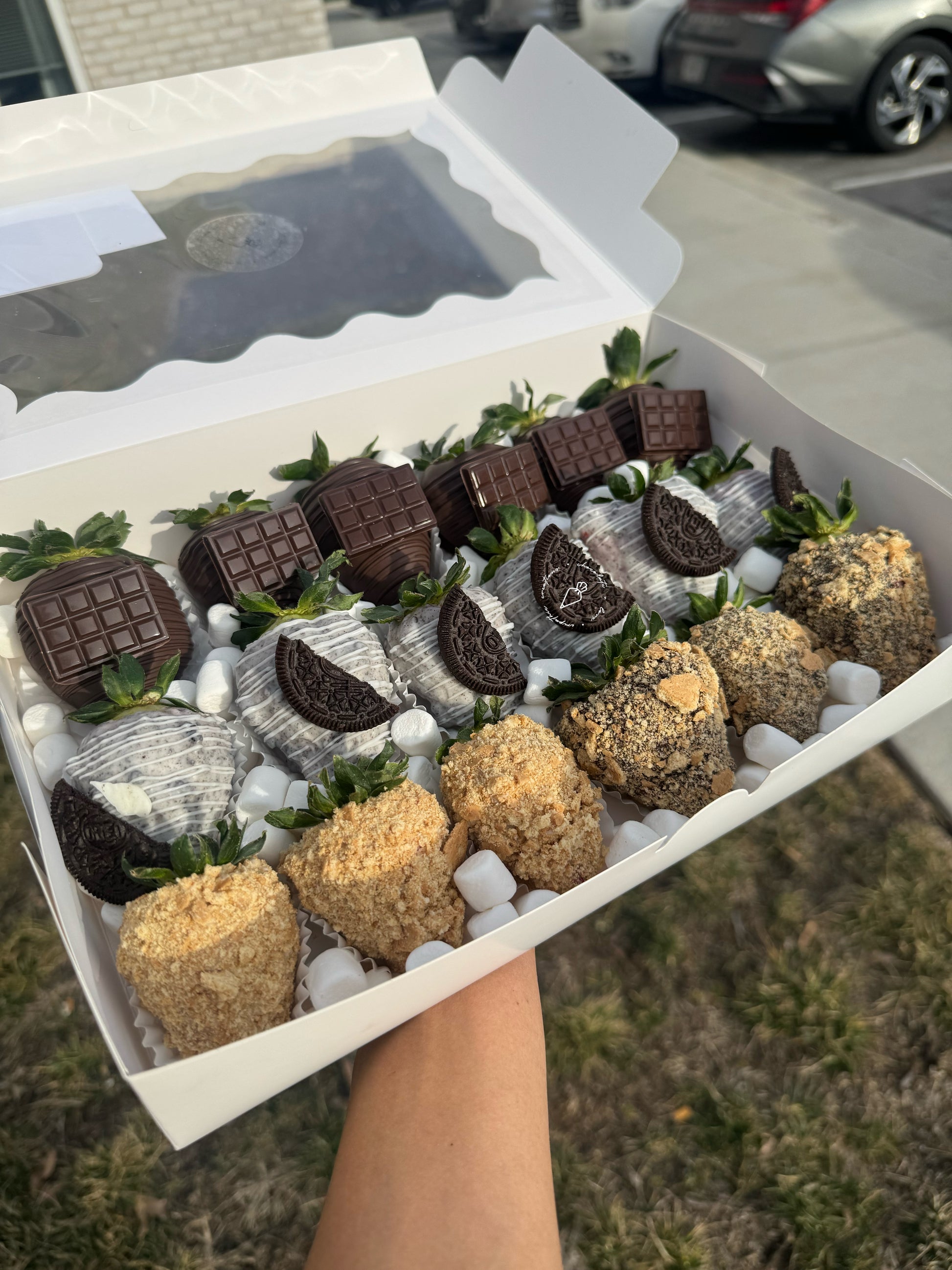 Strawberry Topping Box