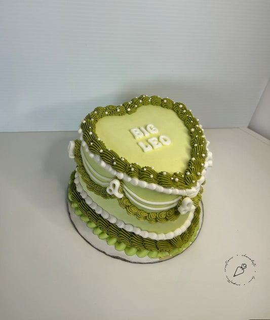 Vintage Heart Cake