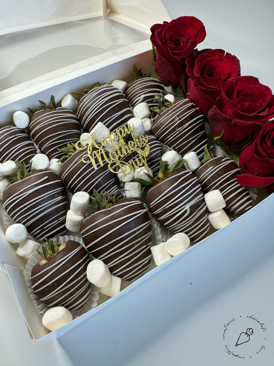 Chocolate Berries and Roses