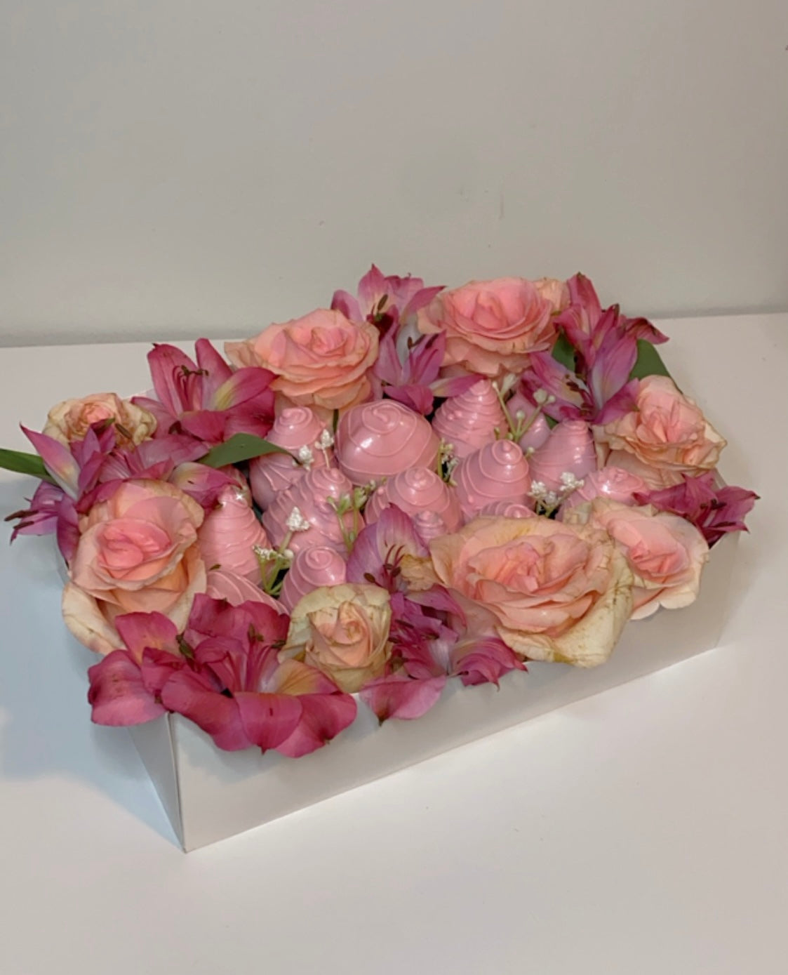 Chocolate Covered Flower Box