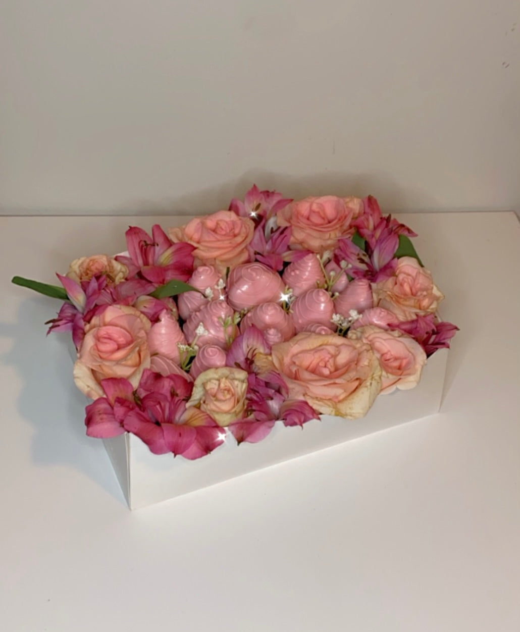 Chocolate Covered Flower Box